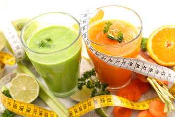 vegetable smoothie,detox and diet juice