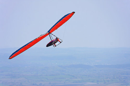 Hang Glider flying