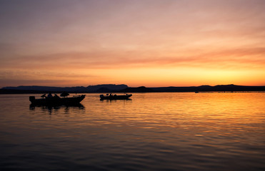 Naklejka premium Sunrise, Elephant Butte NM