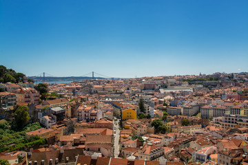 Fototapeta na wymiar view of Lisbon Portugal.