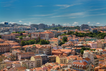 view of Lisbon Portugal.