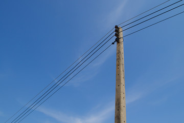 Concrete electric pole