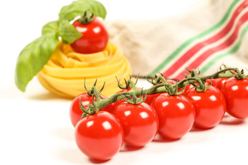 pâtes, tomate, basolic
