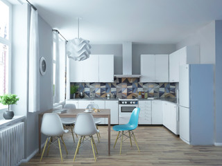 Modern house interior