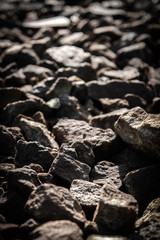 Dark stone texture background.