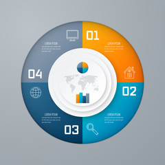 emplate for cycle diagram, graph, presentation
