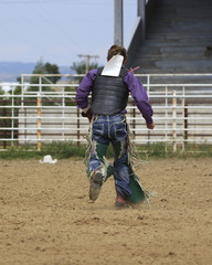 Off the bull and walking