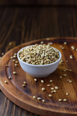 Coriander seeds spice