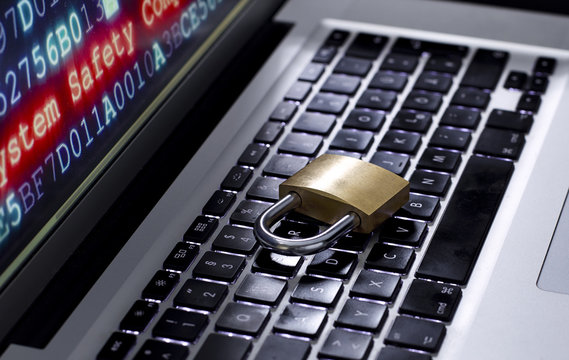 Computer crime concept