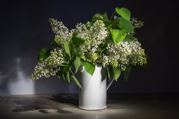  bouquet of  white lilac