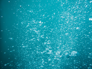 Underwater in tropical sea. Texture in ocean