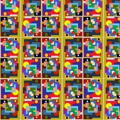 Seamless texture geometric pattern