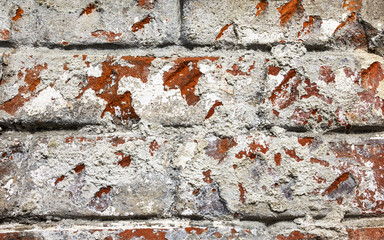 The texture of old brick wall.