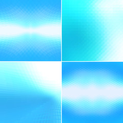 Abstract blue geometric shapes backgrounds.
