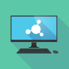 Long shadow computer with