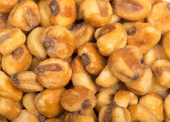 Background of toasted corn.