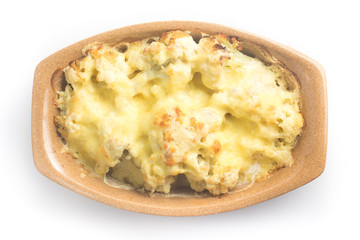 Cauliflower Gratin with cheese