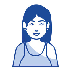 woman with sport wear vector illustration design