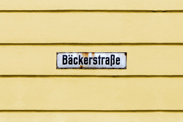 Street sign 
