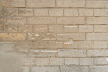 Brick texture with scratches and cracks