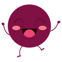 comic kawaii emoticon character vector illustration design