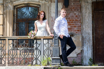 wedding , bride and groom