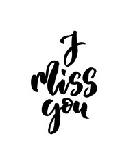 Love calligraphy lettering on white isolated.