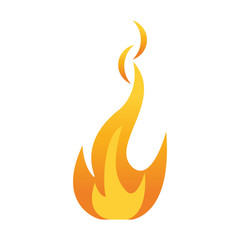 Hot fire flame icon vector illustration design graphic