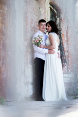 wedding , bride and groom