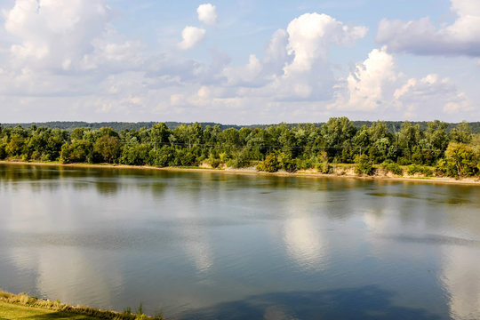 View of the historic Cumberland Riverat Fort Donelson near Dover in Tennessee