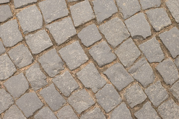 Textured old pavers, St Petersburg