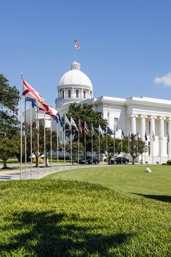 The Alabama State Capitol Building on "Goat Hill" in Montontgomery