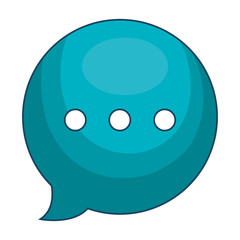 speech buccle message icon vector illustration design