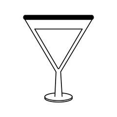 Refreshing liquor cocktail illustration icon vector graphic design silhouette