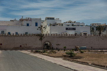 Walls and old houses of medieval medina of Essaouira, Morocco