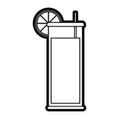Refreshing liquor cocktail illustration icon vector graphic design silhouette