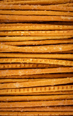  Bread sticks close-up. baking.