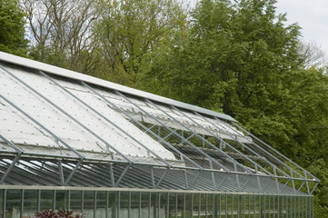 Fototapeta premium Dach eines Gewächshauses