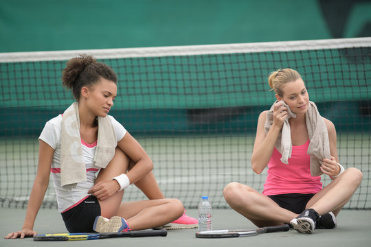 interruption during the tennis game