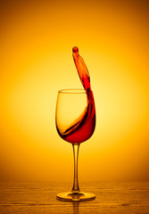 Red wine on the background