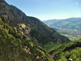 Landschaft in den Alpen Österreichs