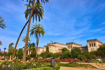 Gardens of Museum of Arts and Traditions of Sevilla, Spain