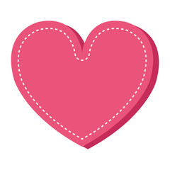 heart love isolated icon vector illustration design