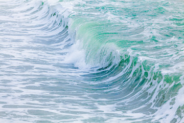 Beautiful sea wave.  ocean water background