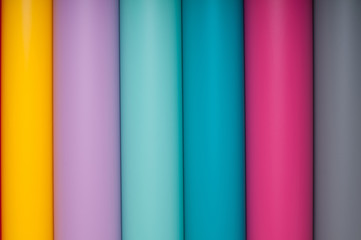 Colorful plastic film