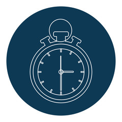chronometer watch isolated icon vector illustration design