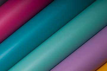 Fototapeta premium Colorful plastic film
