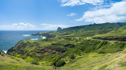 North east coastline of Maui from Kahekili highway