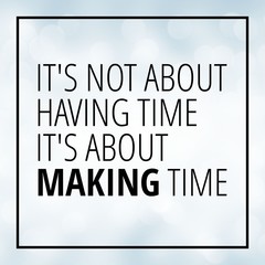 Workout motivation quote on white bokeh background