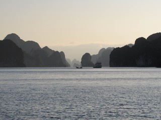 Ha Long Bay at dawn